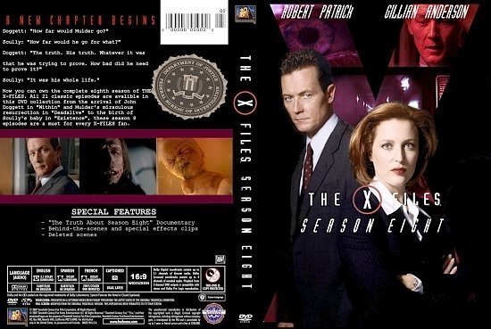 dvd cover X Files Season Eight