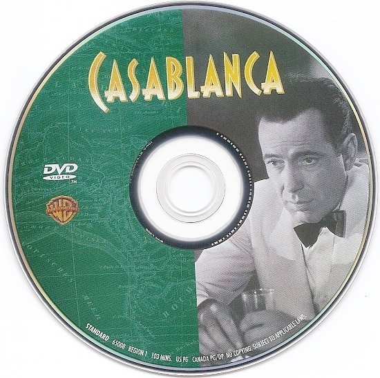 dvd cover Casablanca (1942) WS R1