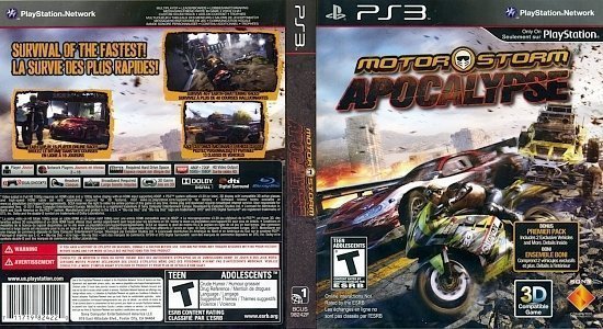 dvd cover MotorStorm Apocalypse NTSC f