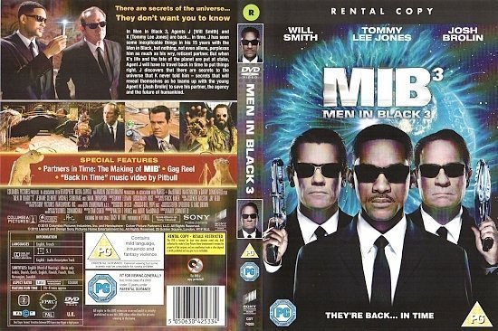 dvd cover Men In Black 3 WS R1 & R2