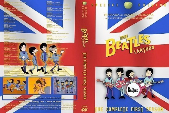dvd cover The Beatles Cartoons Season 1