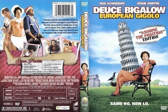 dvd cover Deuce Bigalow: European Gigolo (2005) R1