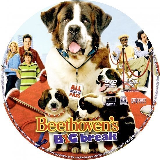 dvd cover Beethoven's Big Break (2008) R1