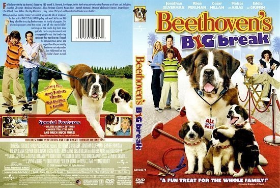 dvd cover Beethoven's Big Break (2008) R1
