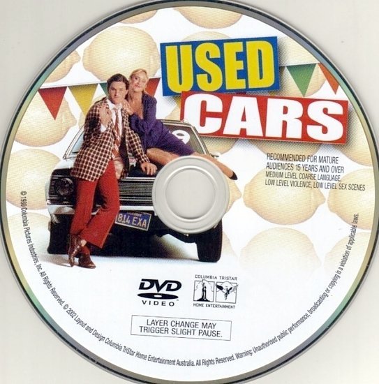 dvd cover Used Cars (1980) WS R1