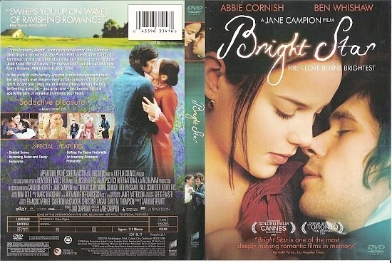 dvd cover Bright Star (2009) WS R1