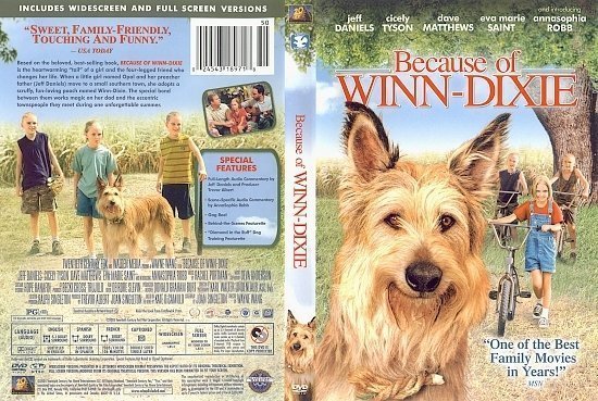 dvd cover Because Of Winn-Dixie (2005) R1