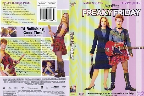 dvd cover Freaky Friday (2003) R1