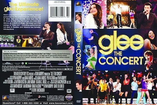 dvd cover Glee: The Concert Movie (2011) WS R1