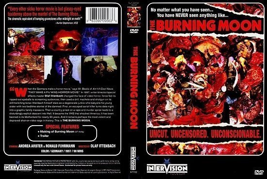 dvd cover The Burning Moon