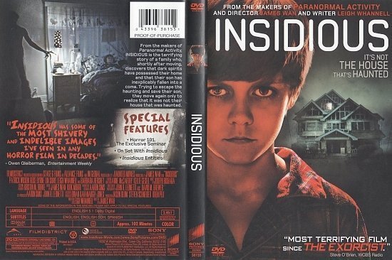 dvd cover Insidious (2010) R1