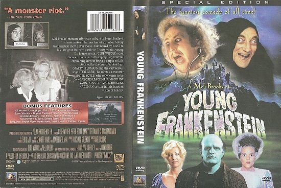 dvd cover Young Frankenstein (1974) WS SE R1