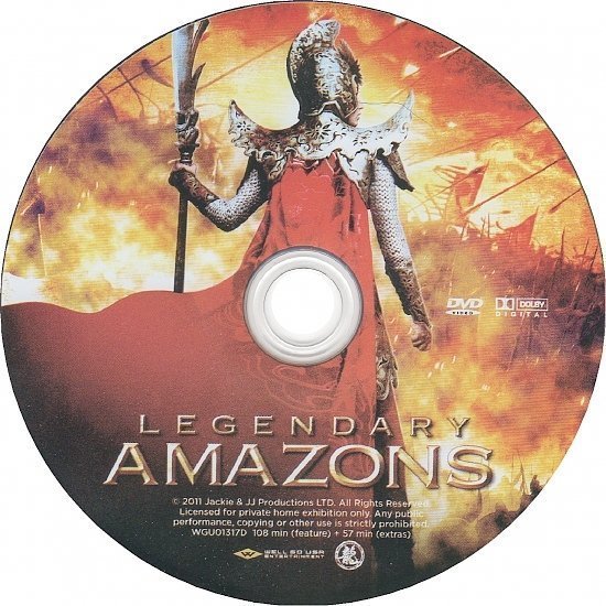 dvd cover Legendary Amazons (2011) R1