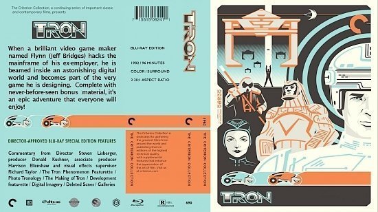 dvd cover Tron