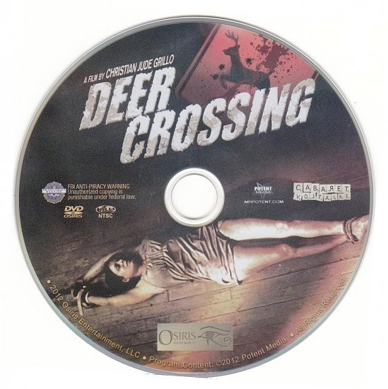 dvd cover Deer Crossing WS R0