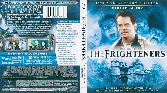 dvd cover The Frighteners (1996) Blu-Ray