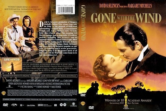 dvd cover Gone With The Wind (1939) R1