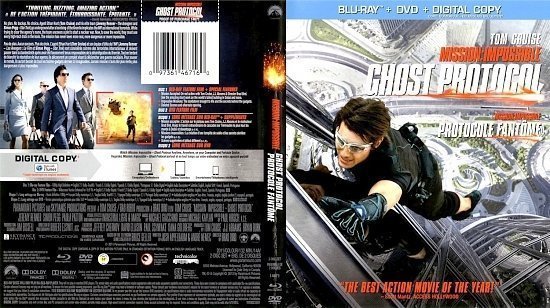 dvd cover Mission Imposssible Ghost Protocol