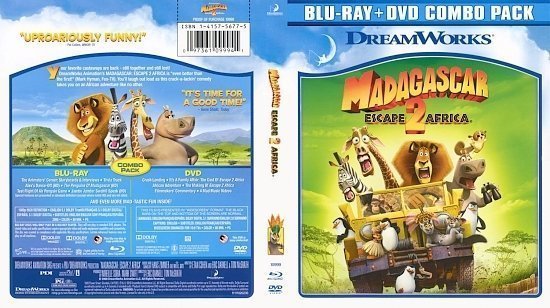 dvd cover Madagascar 2
