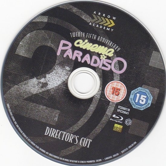 dvd cover Cinema Paradiso