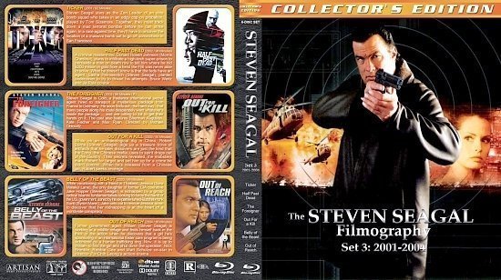 dvd cover Steven Seagal Filmography Set 3 (2001 2004)