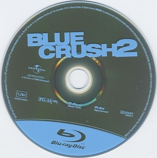 dvd cover Blue Crush 2 R1 Blu-Ray