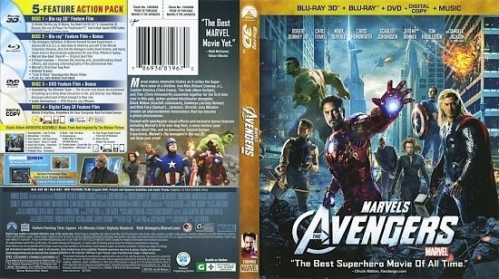 dvd cover Marvels The Avengers Collector s Edition Bluray