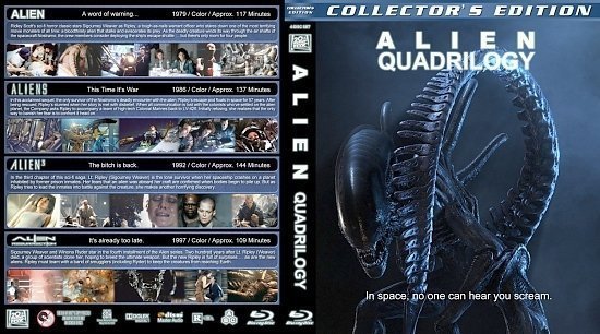 dvd cover Alien Quadrilogy version 2