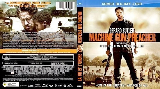 dvd cover Machine Gun Preacher La Foi Et l'Ordre
