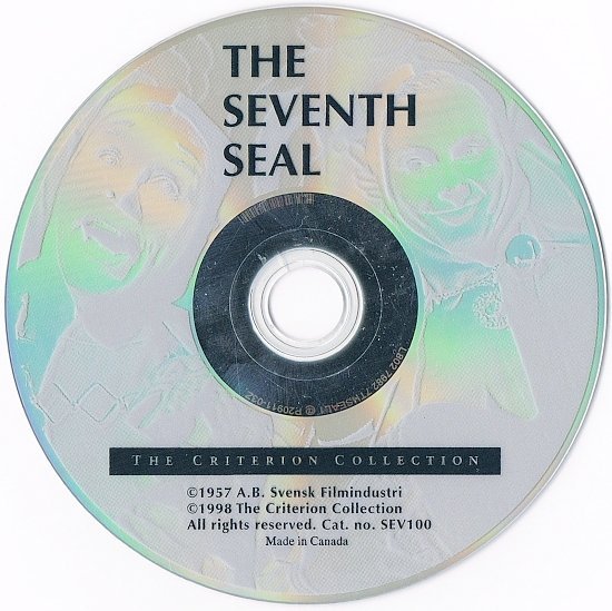 dvd cover The Seventh Seal (1957) CC FS R0