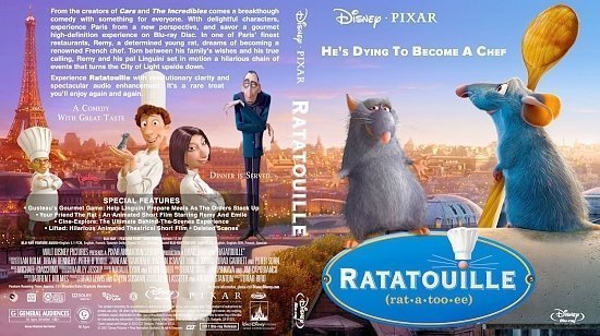 dvd cover Ratatouille