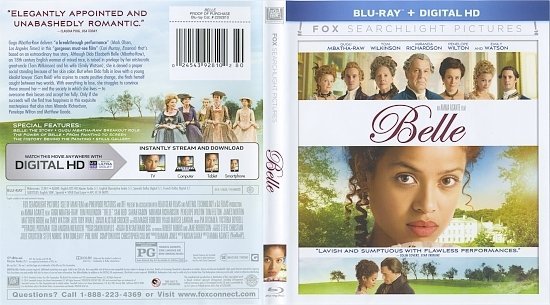 dvd cover Belle Blu-Ray
