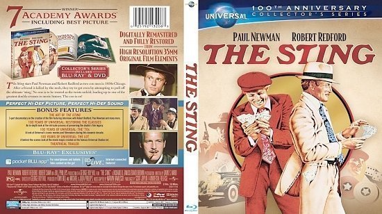 dvd cover The Sting