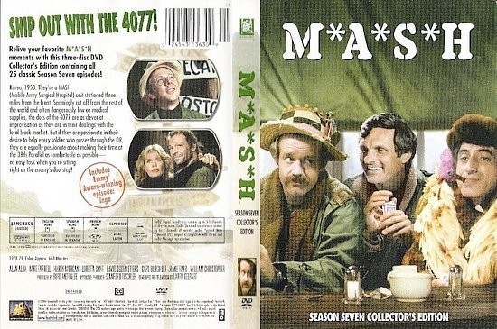 dvd cover M*A*S*H Season Seven (1978 - 1979) R1 Custom