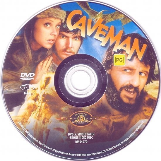 dvd cover Caveman (1981) WS R4