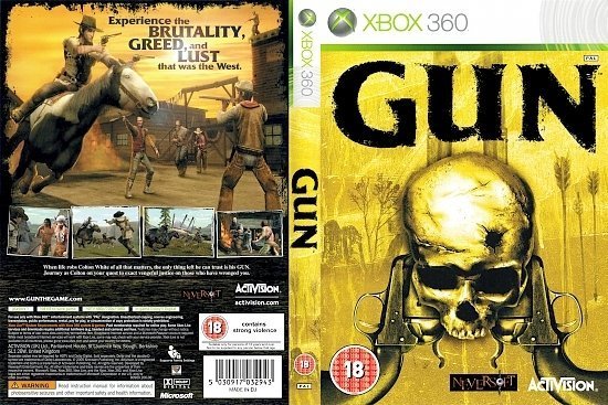 dvd cover Gun (2005) Pal XBOX 360