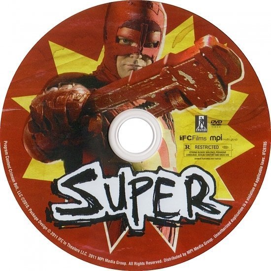 dvd cover Super (2010) WS R1
