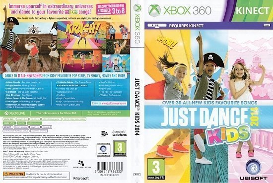dvd cover Just Dance Kids PAL Xbox 360