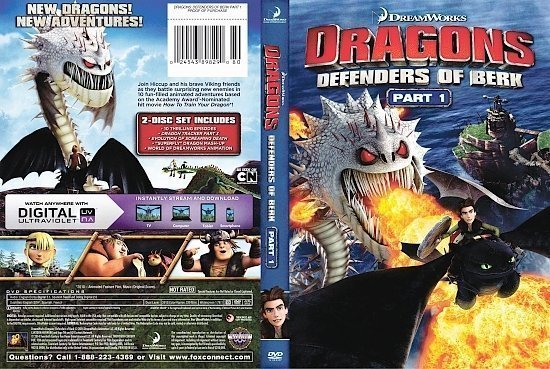 dvd cover Dragons: Defenders of Berk R1