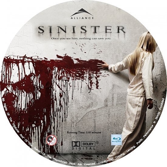 dvd cover Sinister R0 Custom DVD/Blu-Ray Labels