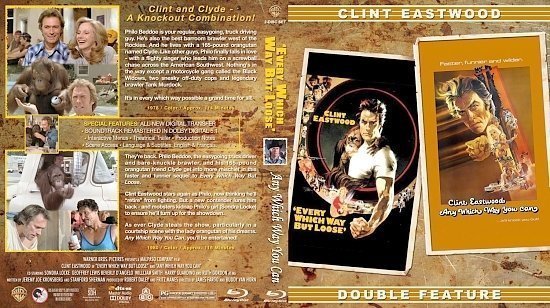 dvd cover Every Which Way But Loose / Any Which Way You Can Double
