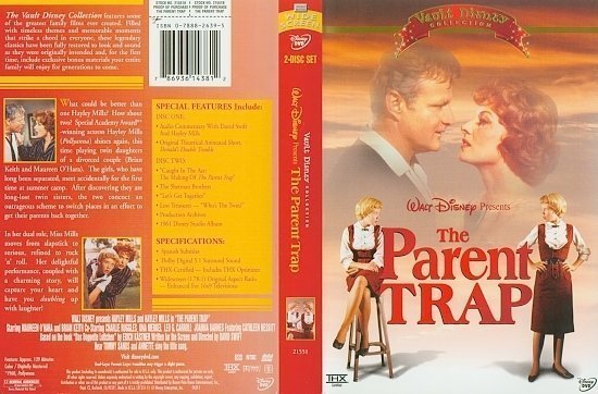 dvd cover The Parent Trap 1 & 2 (1961/1986) R1