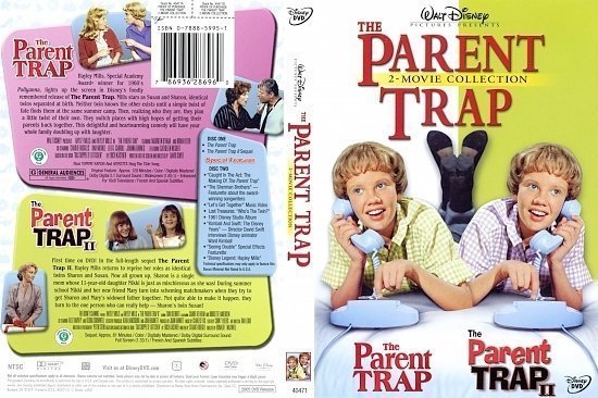 dvd cover The Parent Trap 1 & 2 (1961/1986) R1