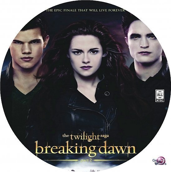 dvd cover The Twilight Saga: Breaking Dawn - Part 2 R0 Custom