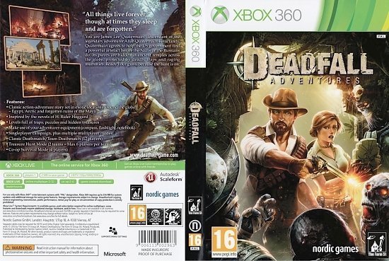 Deadfall Adventures  PAL Xbox 360 