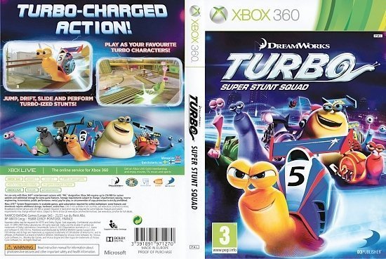 dvd cover Turbo: Super Stunt Squad PAL Xbox 360