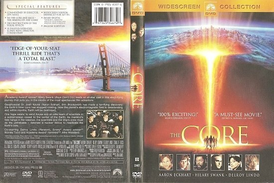 dvd cover The Core (2003) WS R1