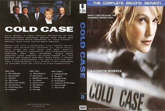 dvd cover Cold Case: Complete Season 2 (2004) Custom