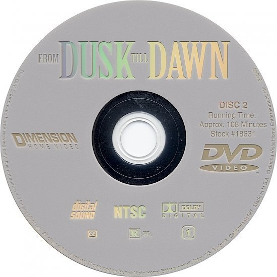 dvd cover From Dusk Till Dawn (1996) WS CE R1