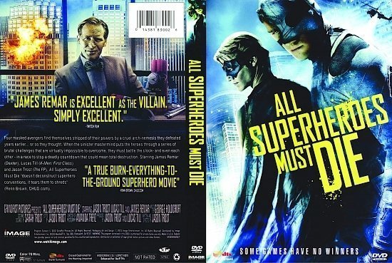 dvd cover All Superheroes Must Die (2011) R1